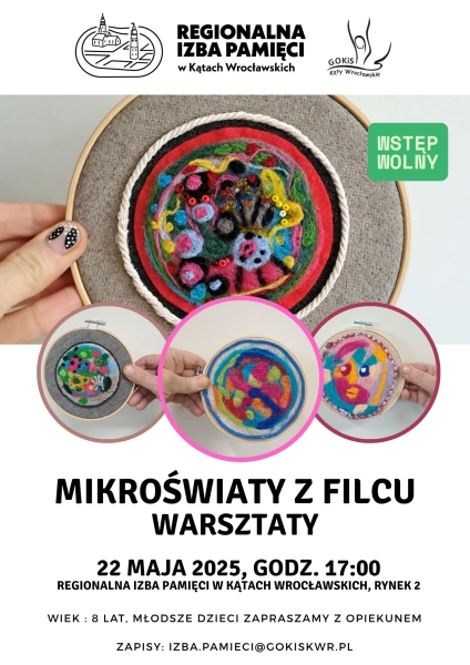 Mikroświaty z filcu - warsztaty